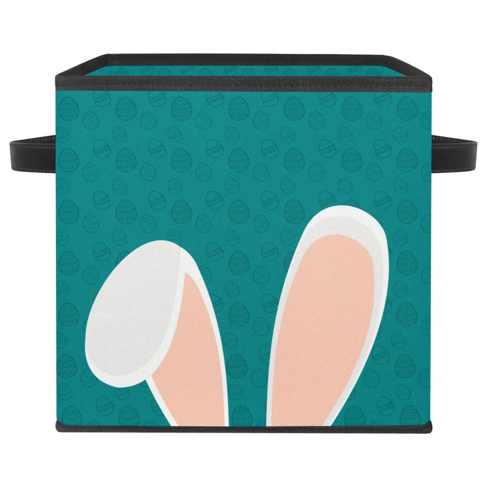 Boîte de rangement pliable cube tissu contre le désordre des jouets et vêtements