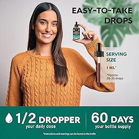 USDA Organic Lymphatic Drainage Supplement - Echinacea | Elderberry | Dandelion | Rosehip | Cleavers | Calendula | Burdock - Made in USA - Lymph System Drops - Immune Support, Cleanse & Detox, 2 fl oz