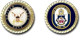 USS Harpers Ferry LSD-49 Crest Challenge Coin
