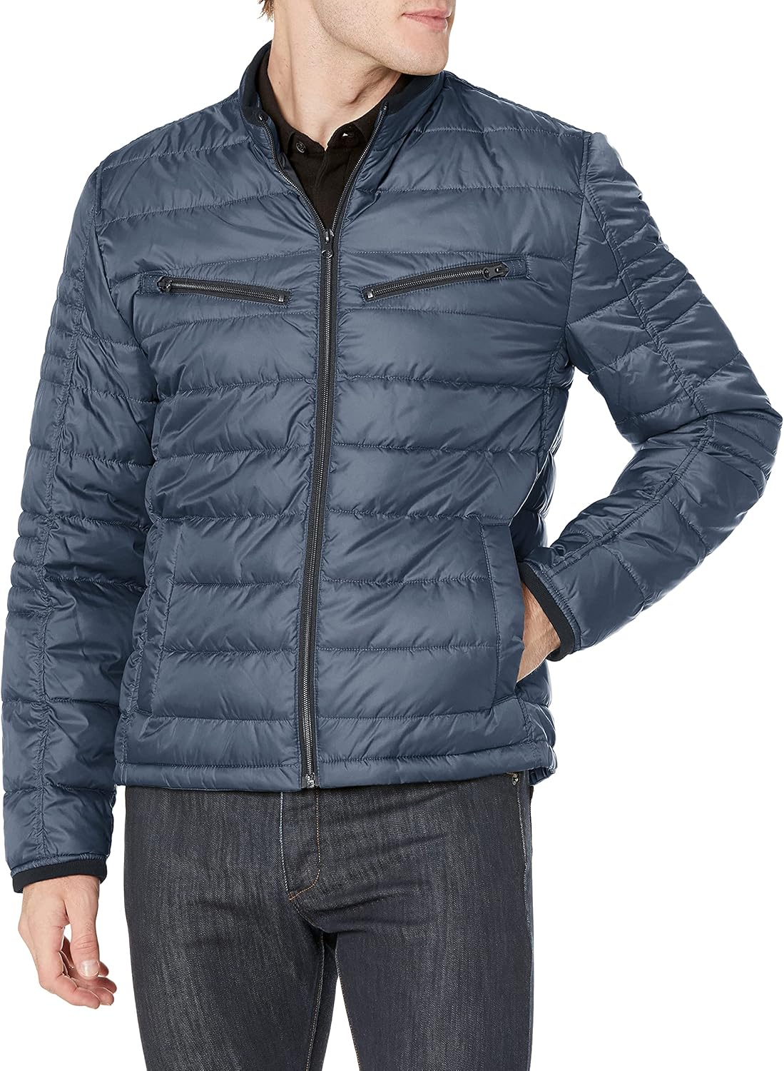 Andrew Marc Mens Men's Packable Puffer Jacket