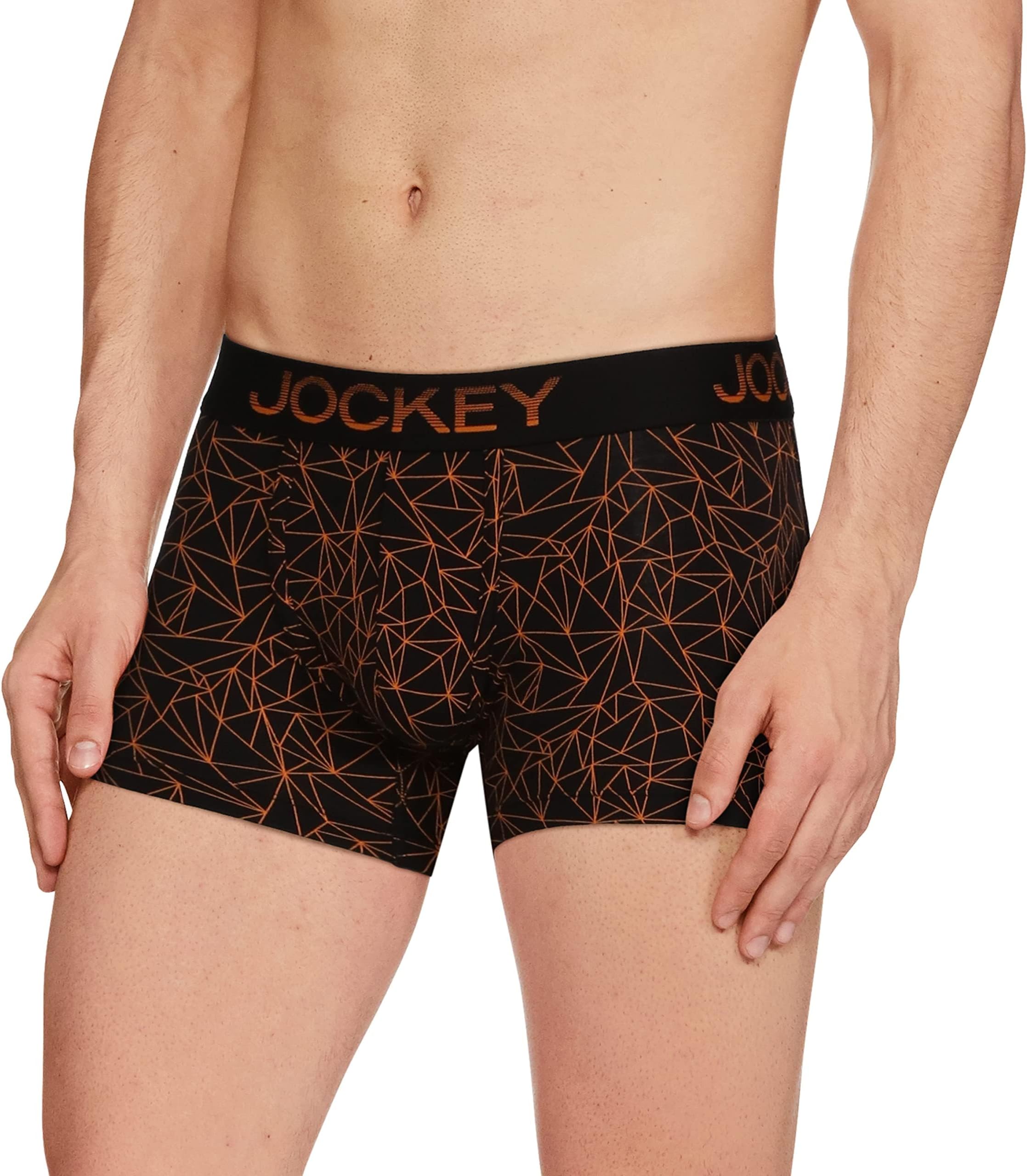 FP23 Men Super Combed Cotton Elastane Stretch Printed Trunk with Ultrasoft Waistband_(Prints May Vary)