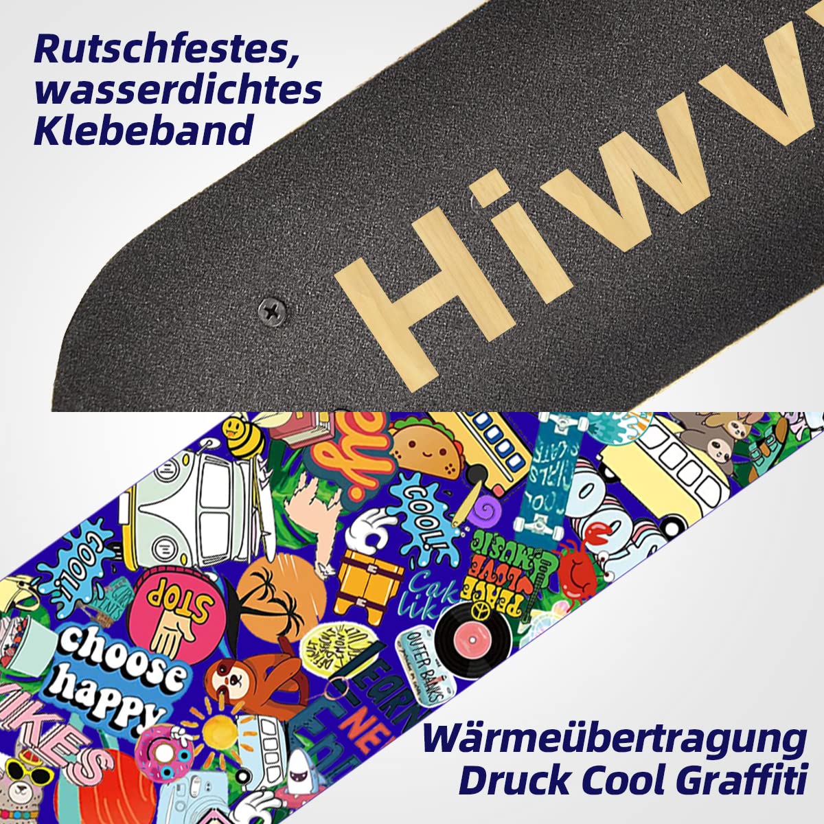 Mini monopatín para niños Principiantes Niños pequeños Cruiser Skateboard con gráficos geniales para niños de 3 a 6 años - Cubierta de madera de arce de 17 pulgadas, ruedas de 54 mm, liviano