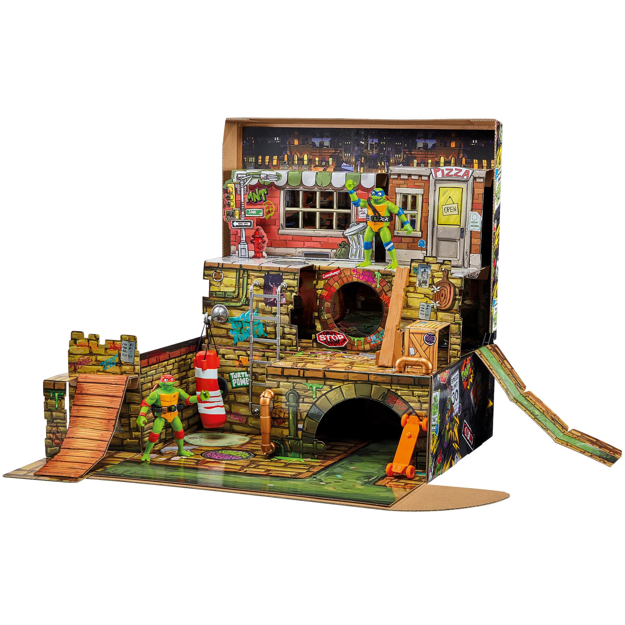 Amazon.com: Teenage Mutant Ninja Turtles Pop Up Playset Trunk by