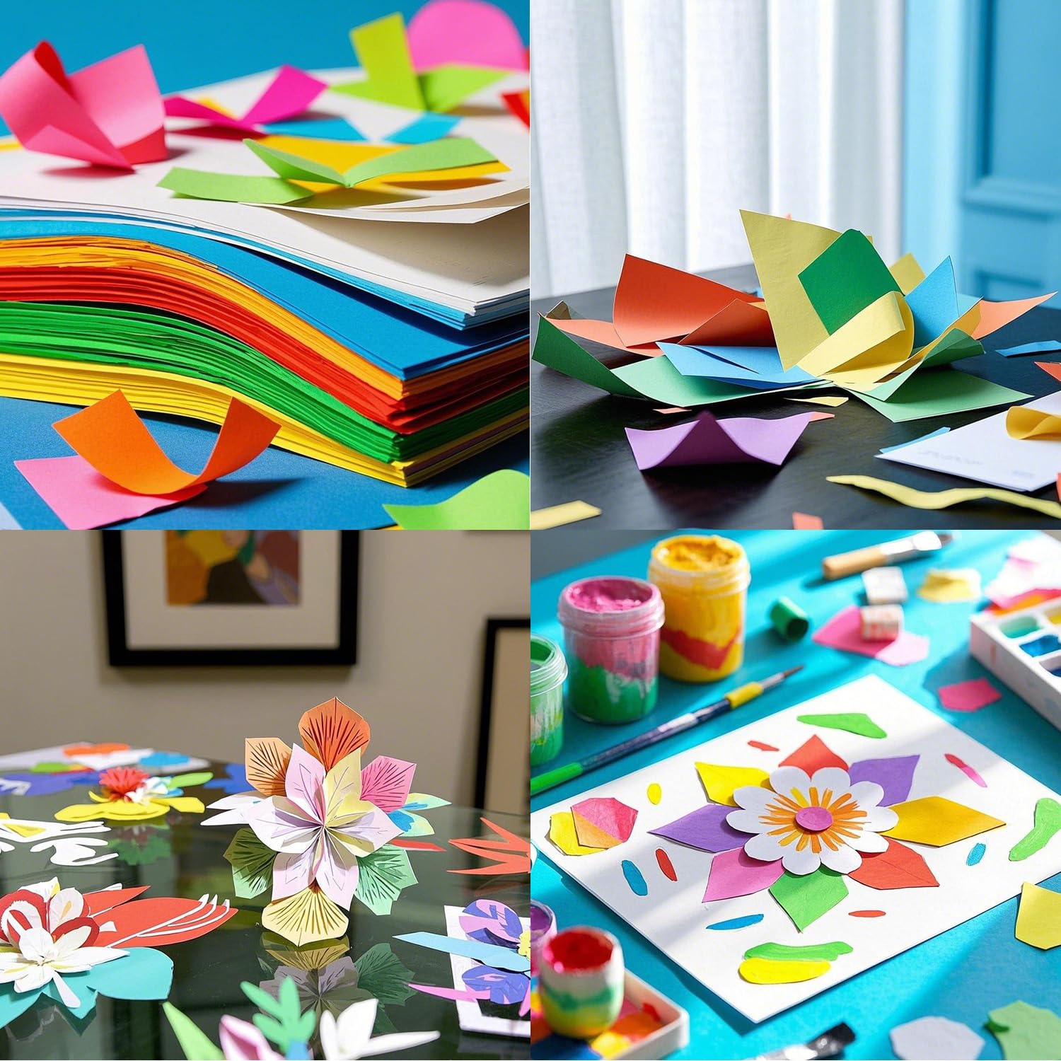 Papier Cartonné A4 180 g/m² 8 Couleurs 80 Feuilles