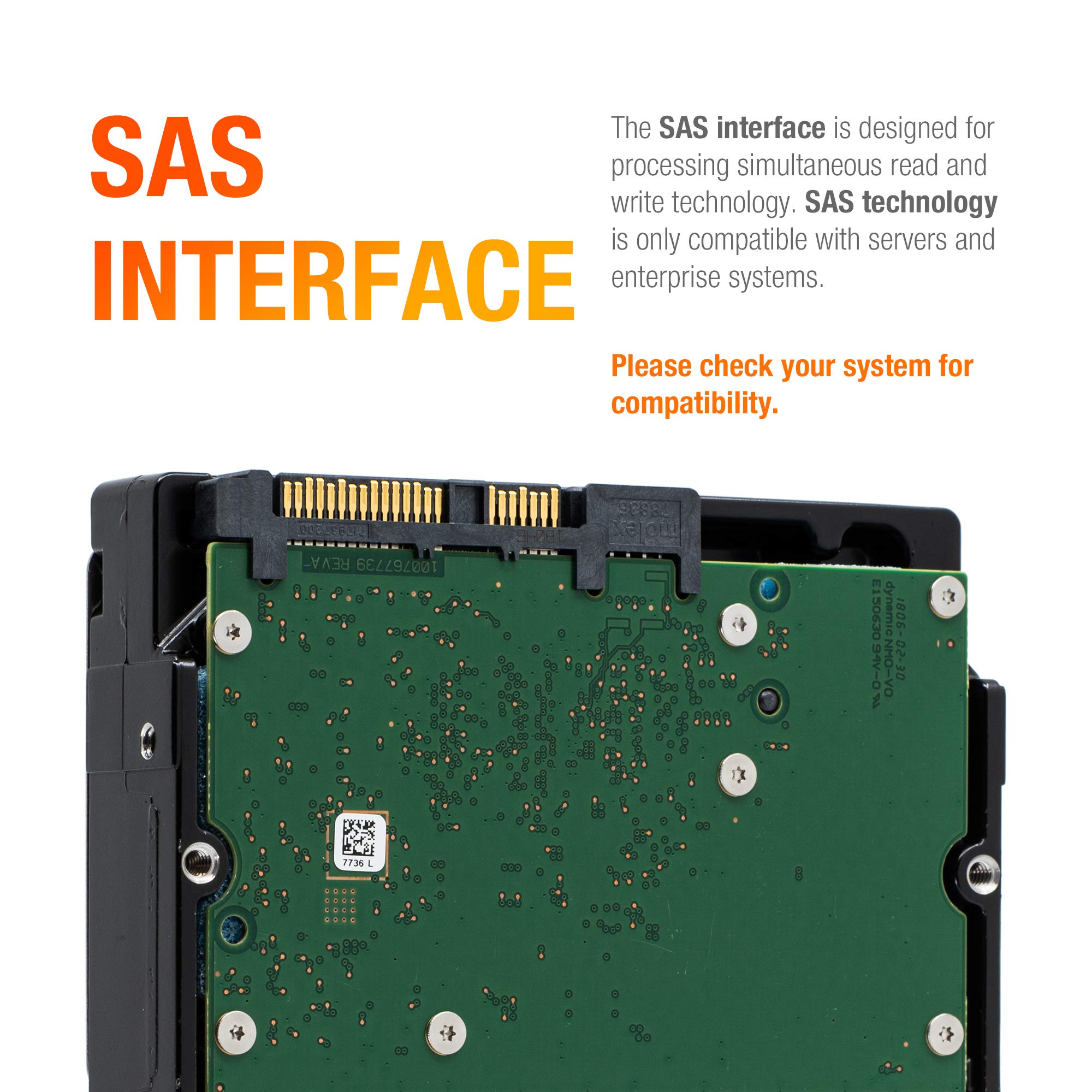 Amazon.com: Seagate Exos 7E8 6TB 7200 RPM 512e SAS 12Gb/s 256MB