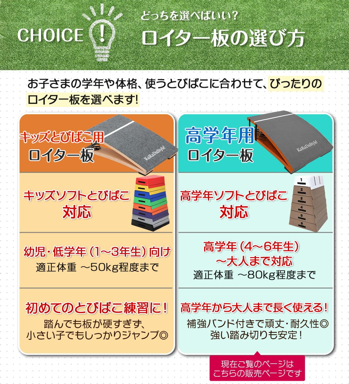 Amazon KaRaDaStyle 高学年用 ロイター板 スプリング式 跳び箱 ジャンプ板 踏切版 とび箱 ソフトとびばこ 室内 子供 小学生 運動 自宅 バネ 家庭用 50 80cm グレー 単品 KaRaDaStyle 踏切板