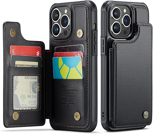 Kowauri Funda para iPhone 15 Pro Max con soporte para tarjetas, funda de piel sintética tipo cartera para mujeres y hombres con ranura para tarjeta disponible en Yaxa Costa Rica