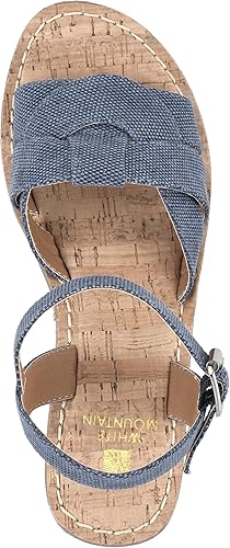 Miniatura 4 de WHITE MOUNTAIN Sandalia de cuña simple para mujer