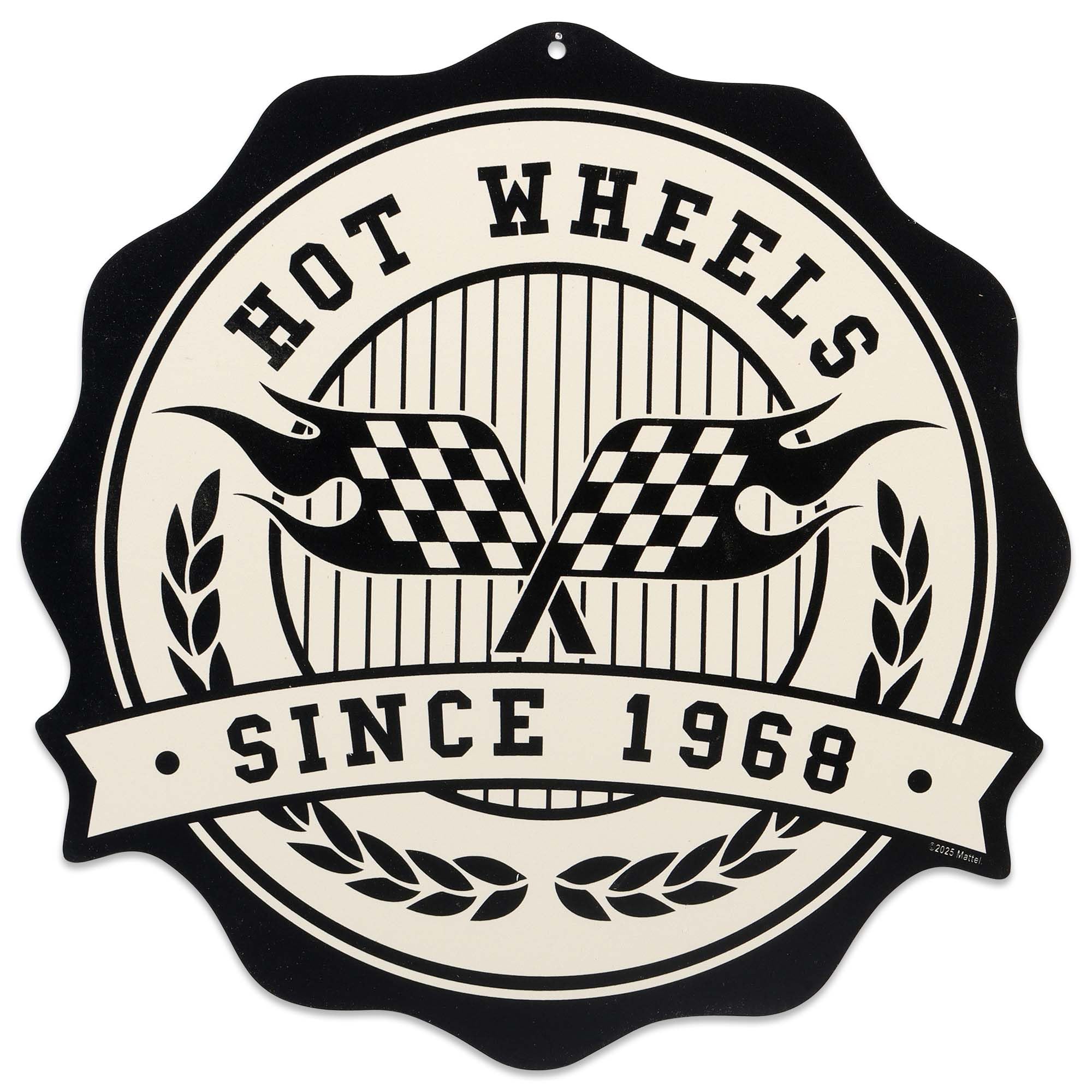 Mattel Hot Wheels Since 1968 Metal Wall Decor