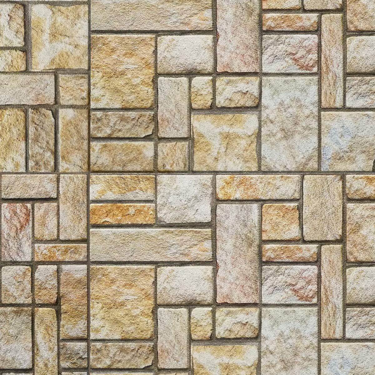 Pannello finta Pietra in EPS Resinato Misura 100x50 cm Spessore 2 Cm - SATURNIA Stone - RETAIL BOX da 10 pannelli (sviluppano 5 MQ)