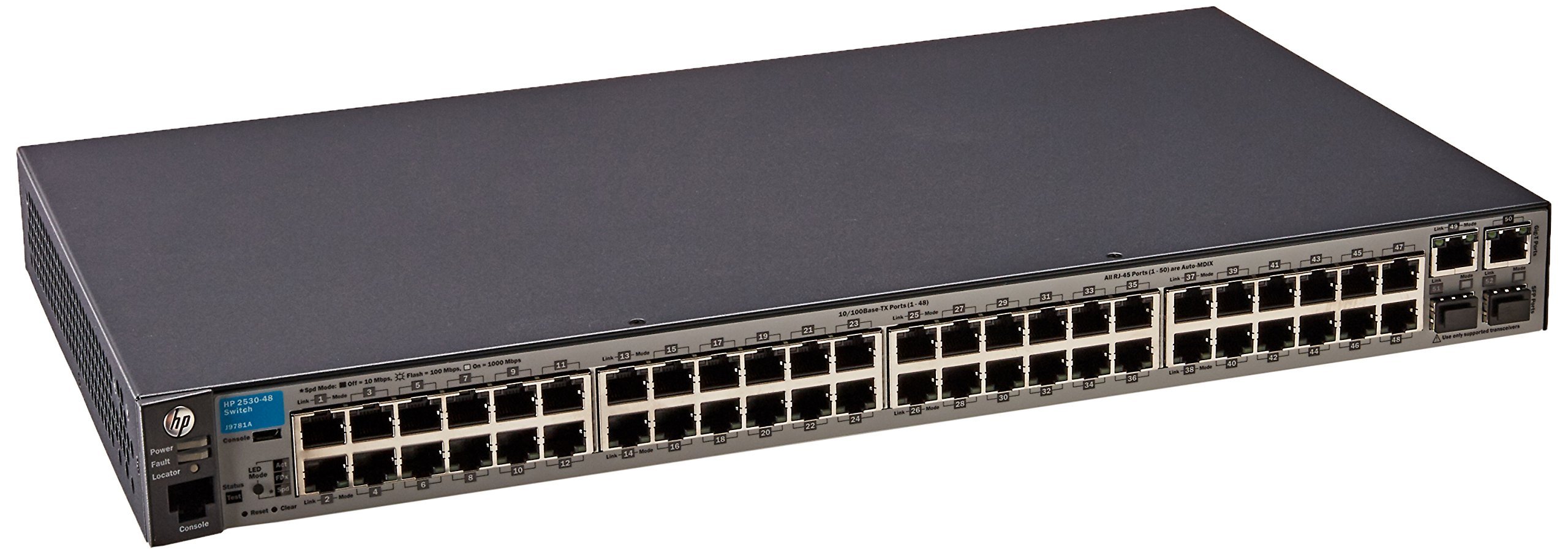 Amazon.com: HP ProCurve J9781A [2530-48] 48-Port 10/100 & 2-Port