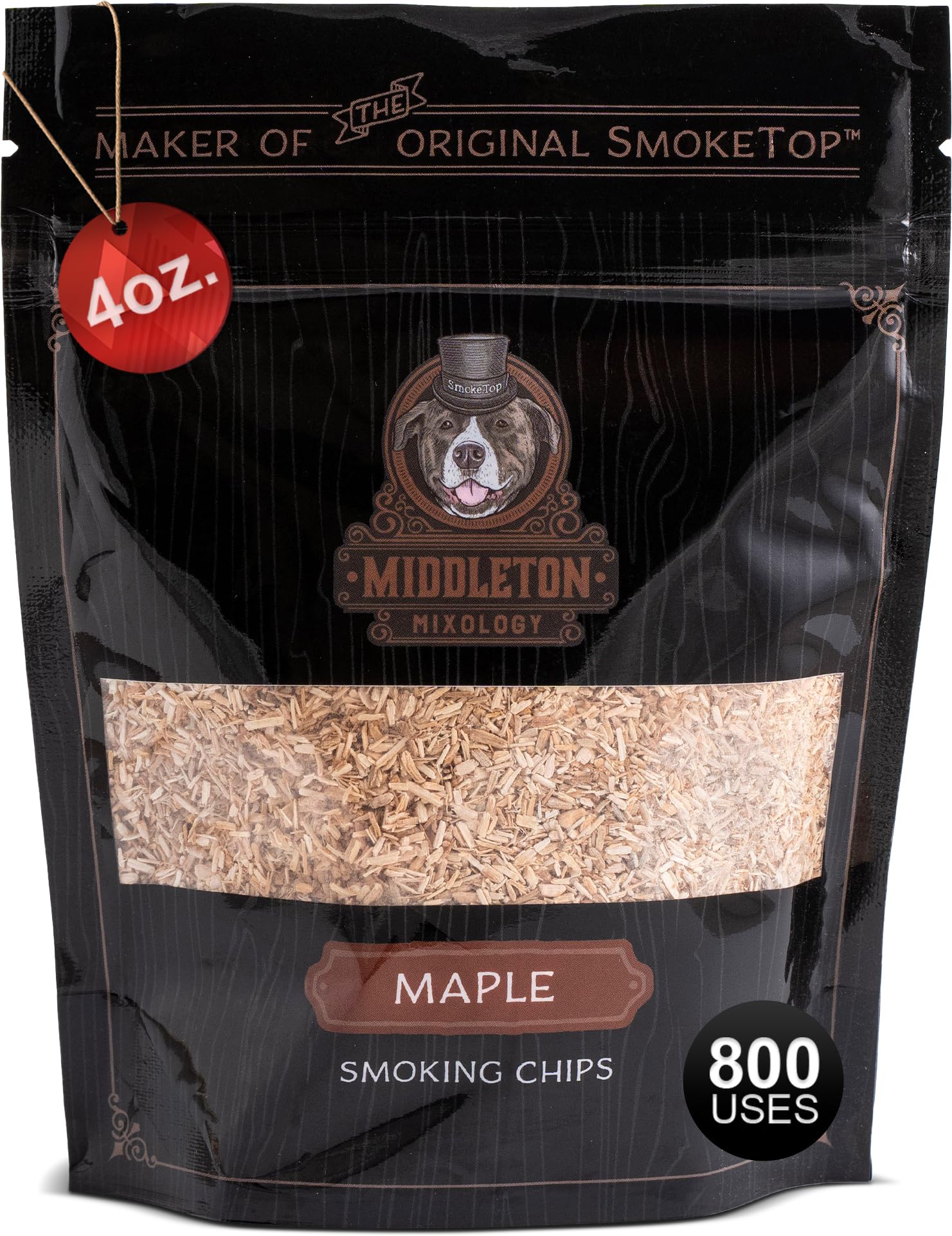 - SmokeTop® 4oz Bag - Cocktail Smoker Chips for Old Fashioned Cocktails, Whiskey, & Bourbon - by Middleton Mixology Made in The USA (800 uses) (Maple)