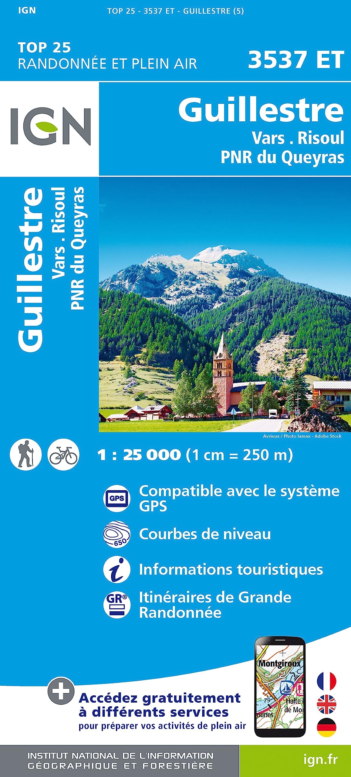 Guillestre / Vars / Risoul / PNR du Queyras: 3537ET (TOP 25)
