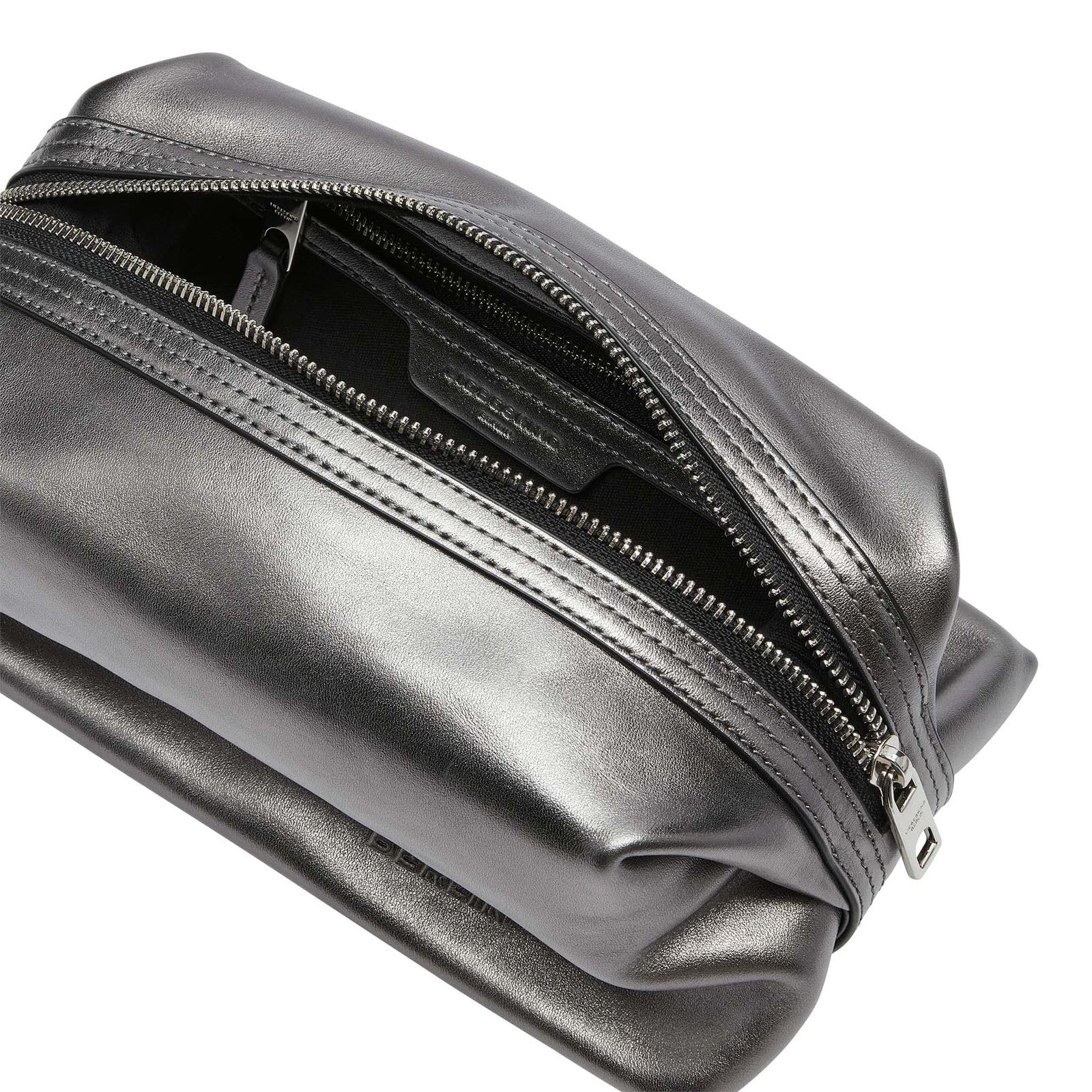 LIEBESKIND BERLIN Utensilientasche Kulturbeutel Elvira Silver Stone Pouchette Beauty Silver Stone grau