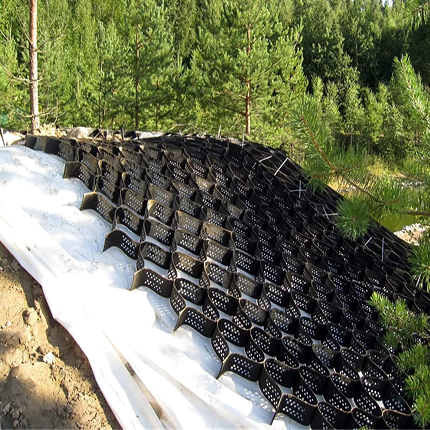 Amazon.co.jp Gravel Protectors Slope Driveway Ground Stabilizer Grid