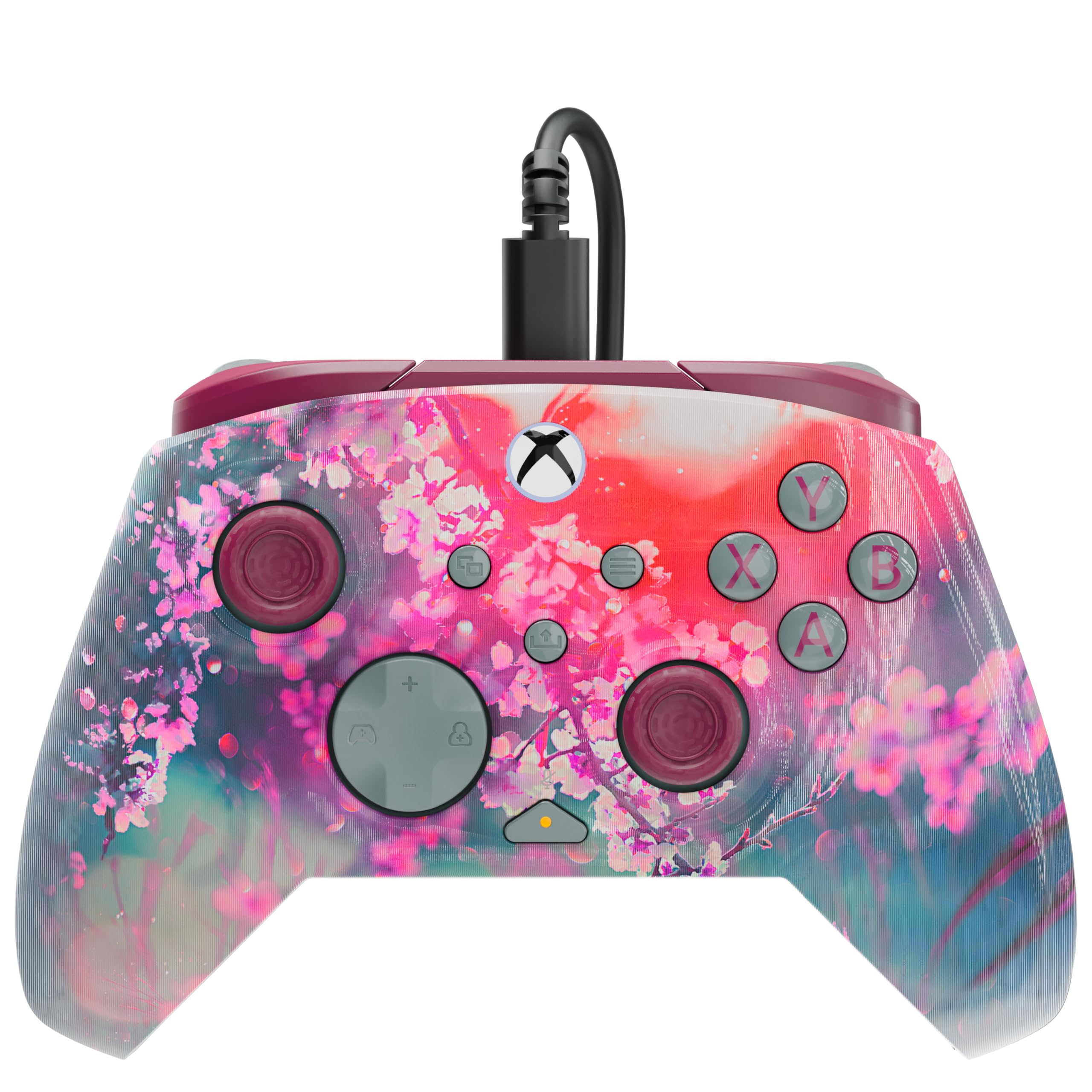 Turtle Beach Rematch Advanced Kyoto Bloom Manette de jeu filaire - Licence Xbox Series XS, Xbox One et PC avec Lenticulaire, multi-design, Boutons Programmables, Gâchettes et commandes audio
