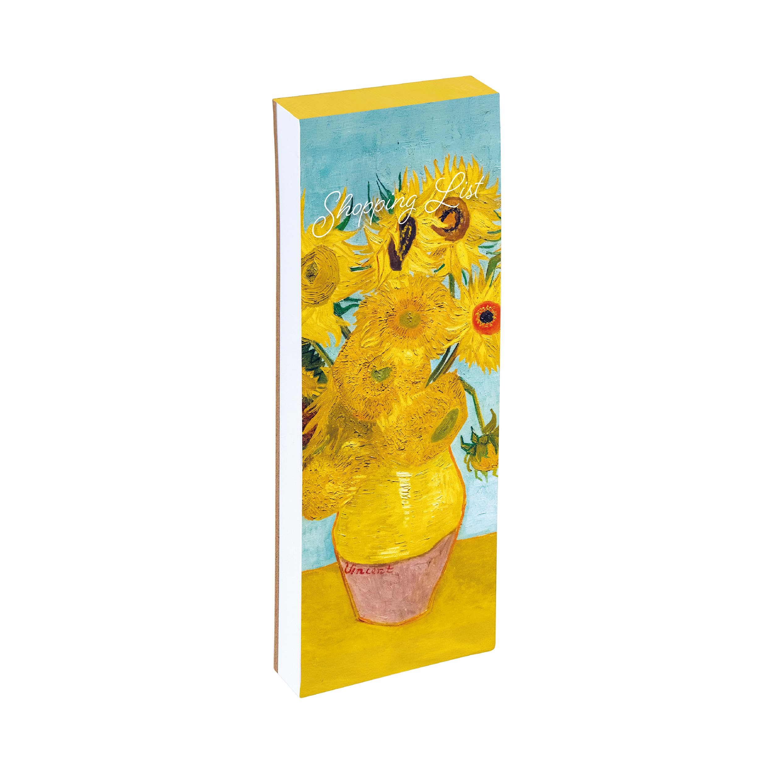 The Gifted Stationery Co. Shopping List Pads – Fridge Grocery List with 74 Tear-Off Sheets – Classic Arts & Crafts Shopping List Notepads for Kitchen Organisation (Masters Collection)