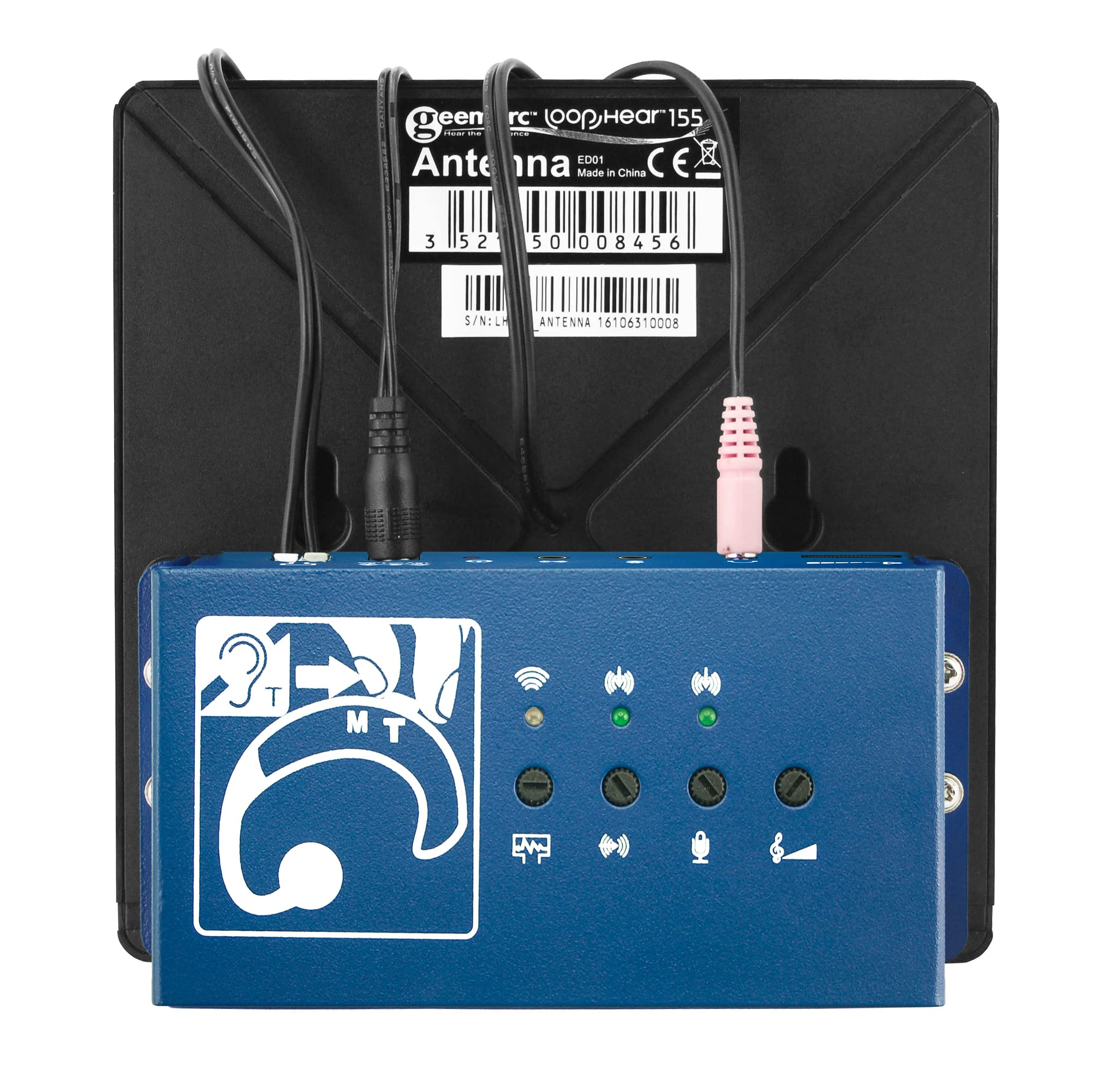 Geemarc WalLOOP Pack - Boucle à Induction Magnétique Fixe pour Les Établissements Recevant du Public - Rend Accessible aux Malentendants Les Guichets et Les Espaces d’Accueil