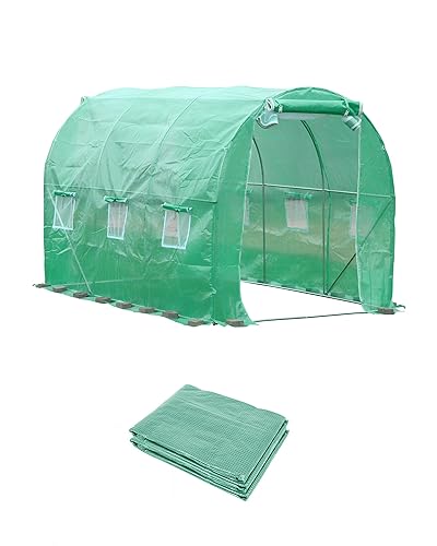 BPS Greenhouse Replacement Cover 10' x 7' x 7' Large