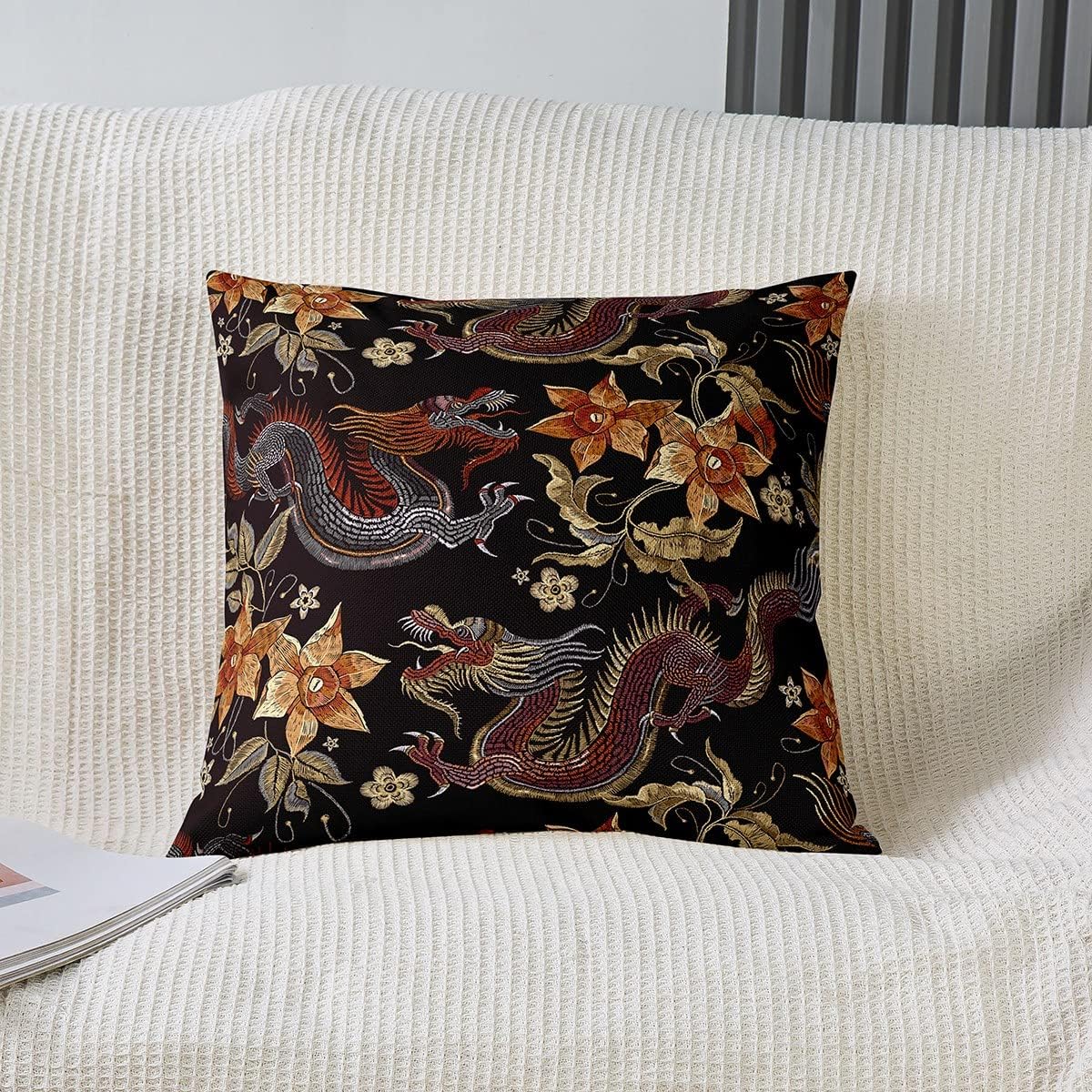 Throw Pillow Cover 2x 45x45cm Multicolour 05