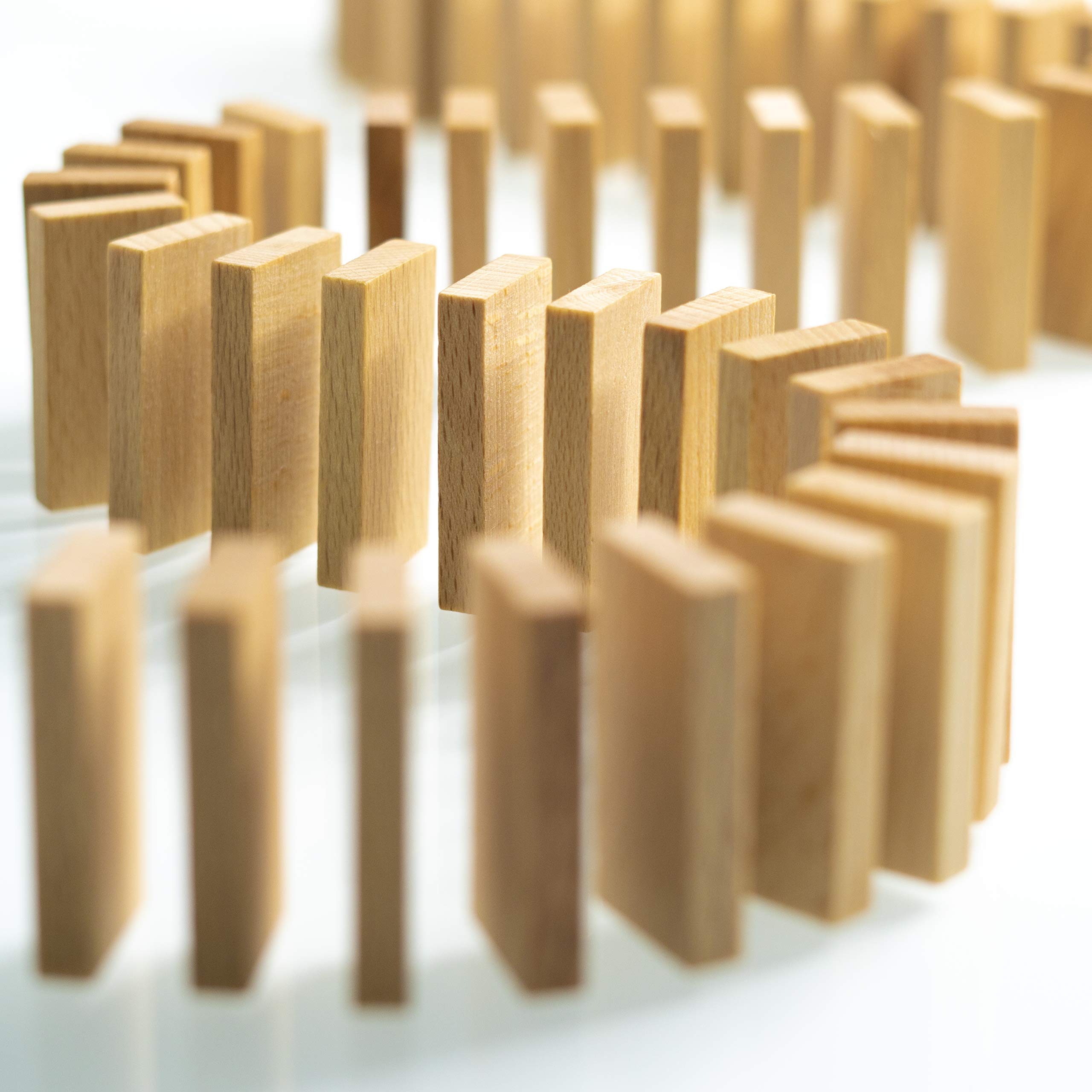 Dominos Bois Enfant Dominos En Bois Rewoodo - 150 Pièces - Huile De Noyer - Fabriqué En Allemagne - Sac Coton Inclus Jeu Domino Allemand