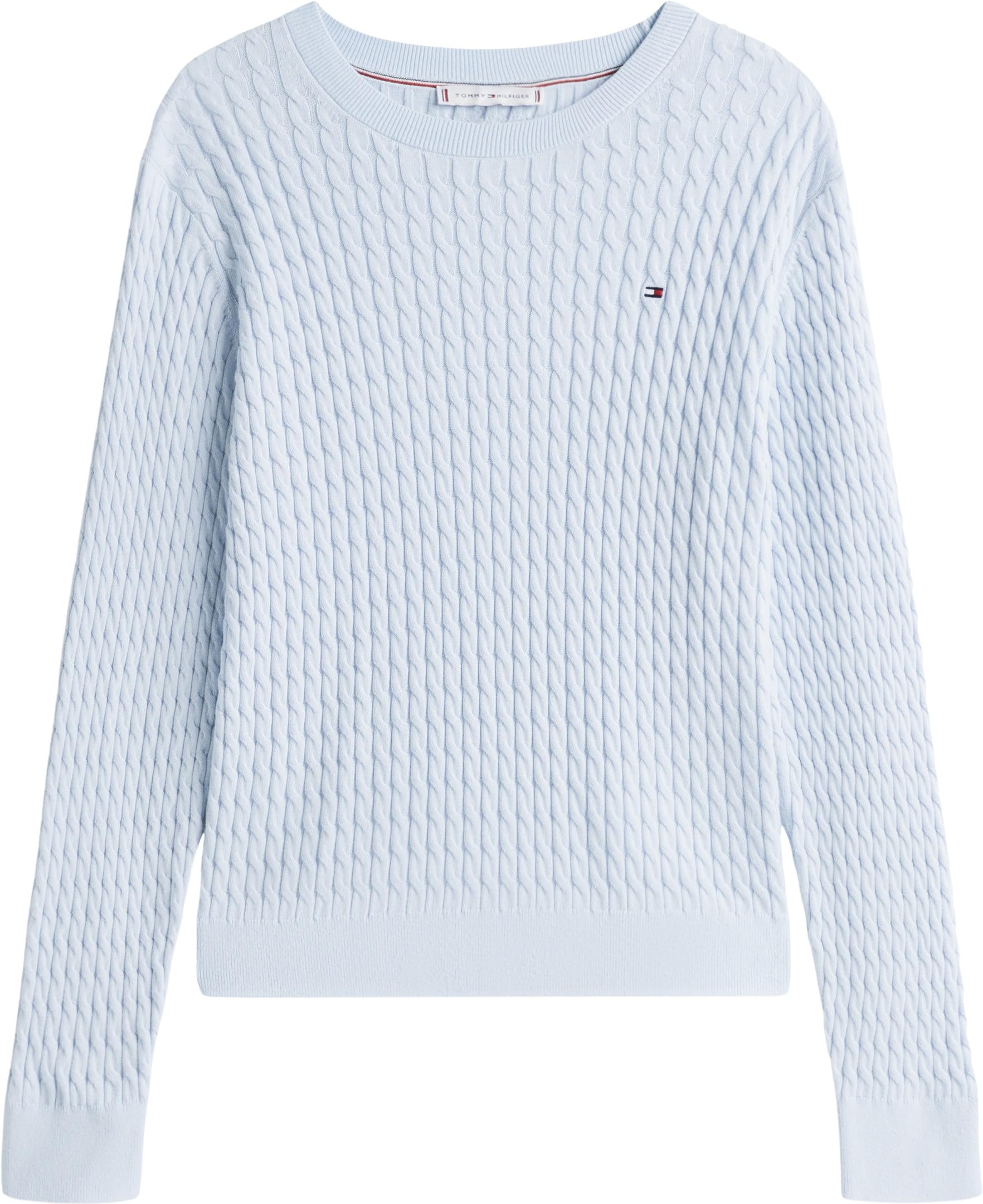 Tommy Hilfiger Jersey Mujer Cable Fine con Punto Trenzado