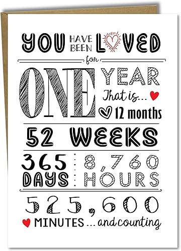 Miniatura 1 de Katie Doodle - Tarjeta de primer cumpleaños (hecha a mano en Estados Unidos), regalo de cumpleaños para niña de 1 año, regalo de cumpleaños de niño