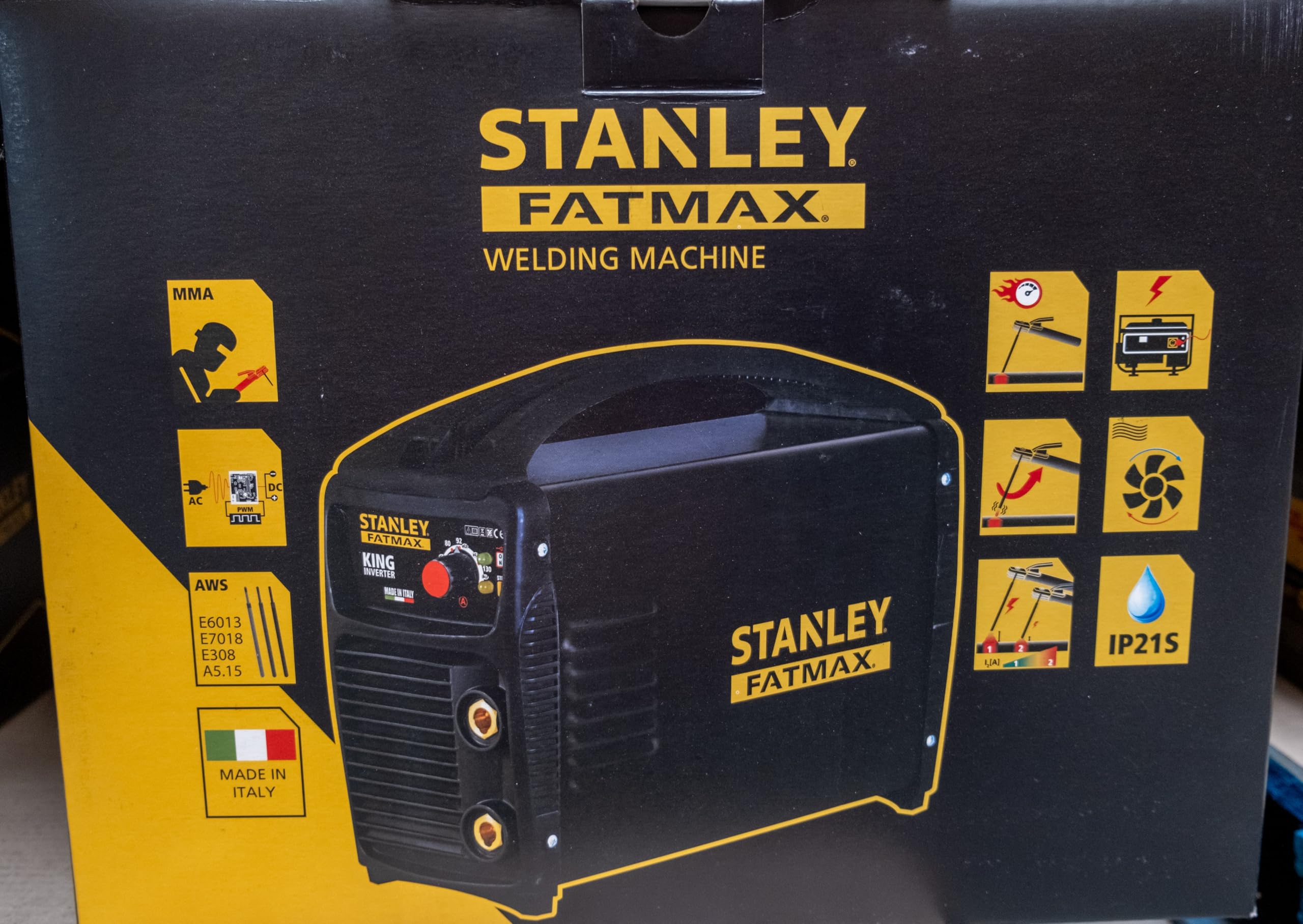 STANLEY - Spawarka KING160 MMA + automatyczna kominiarka 9/13 Współczynnik chodu 100%