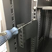 Vista 5 de Jingchengmei Extensor de profundidad de rack de servidor de 2U - Kit de adaptador de montaje en rack empotrado de 4 pulgadas de profundidad