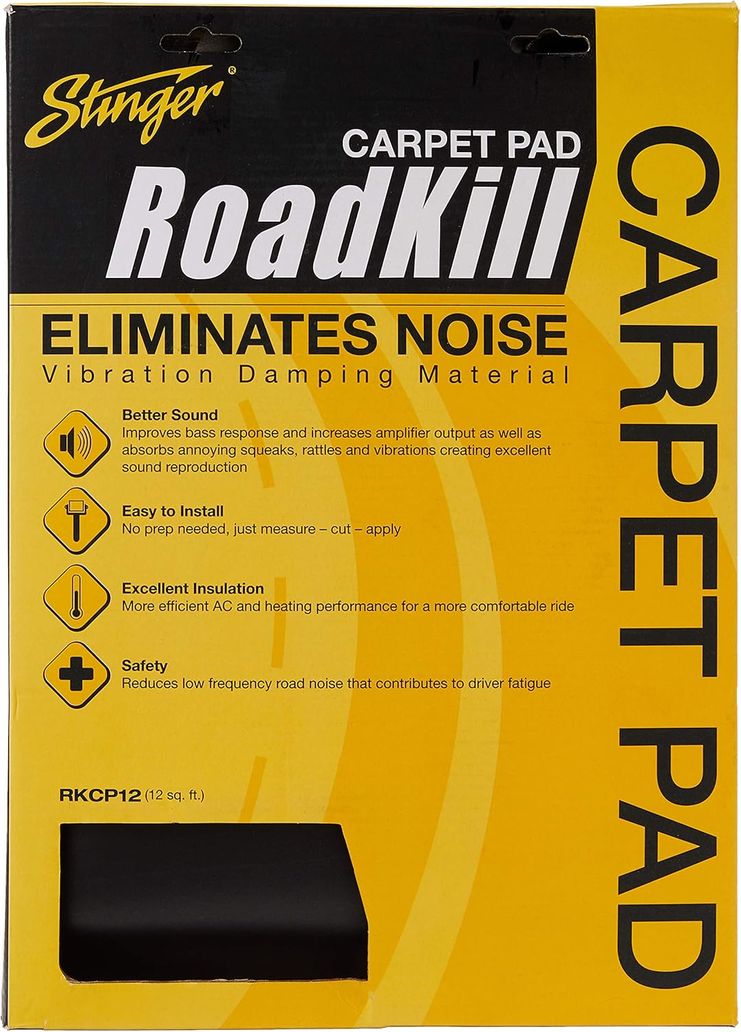 Up To 60% OFF Stinger RKCP12 RoadKill Carpet Pad Hot Deals Stinger RKCP12 RoadKill Carpet Pad