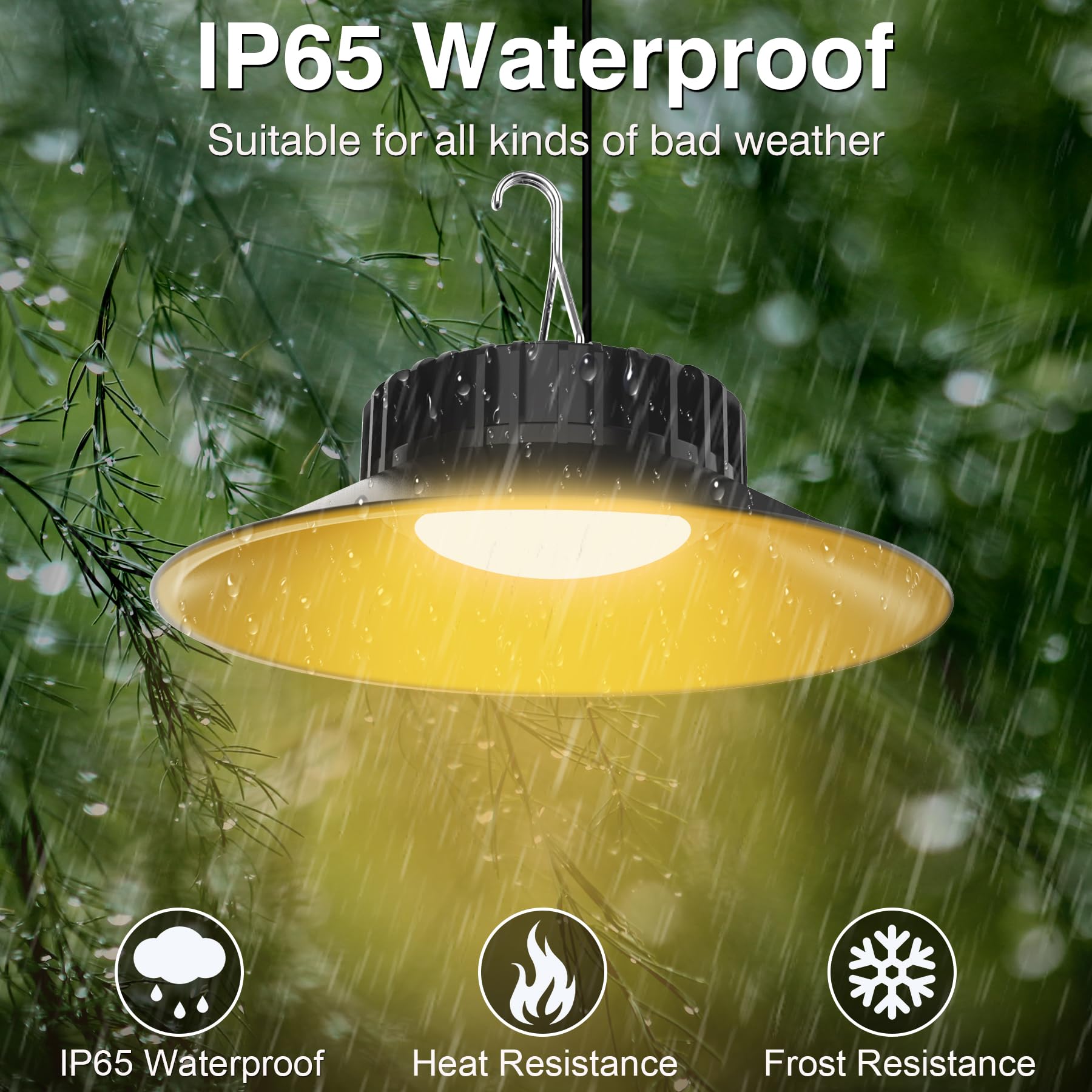 NATPOW Solar Hängeleuchte mit Bewegungsmelder, Solarlampen für Außen Hängend mit 3 Farbe/3 Mode, IP65 Wasserdichte Solar Pendelleuchte Hängeleuchten für Garten, Terrasse, Gehwege, 2 Stück