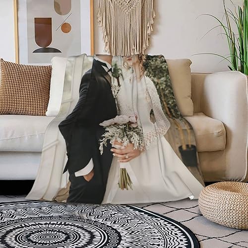 Miniatura 3 de Manta personalizada con fotos, texto, manta personalizada de collage de fotos, manta de franela personalizada, ropa de cama de cumpleaños, Navidad,