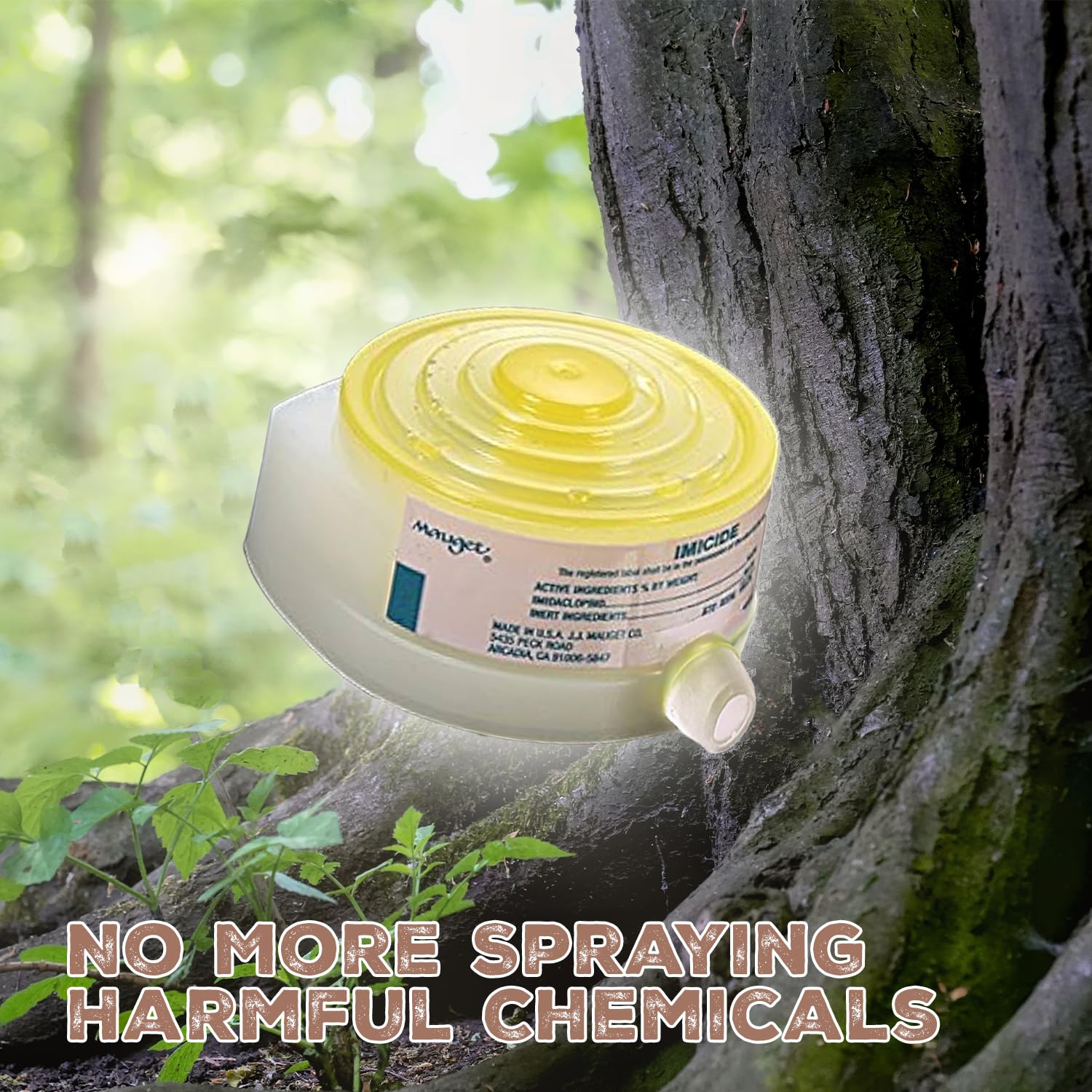Mauget Imicide 4ml, Tree Injector, Insecticide, Containing Imidacloprid 10%, Pack of 24 Caps