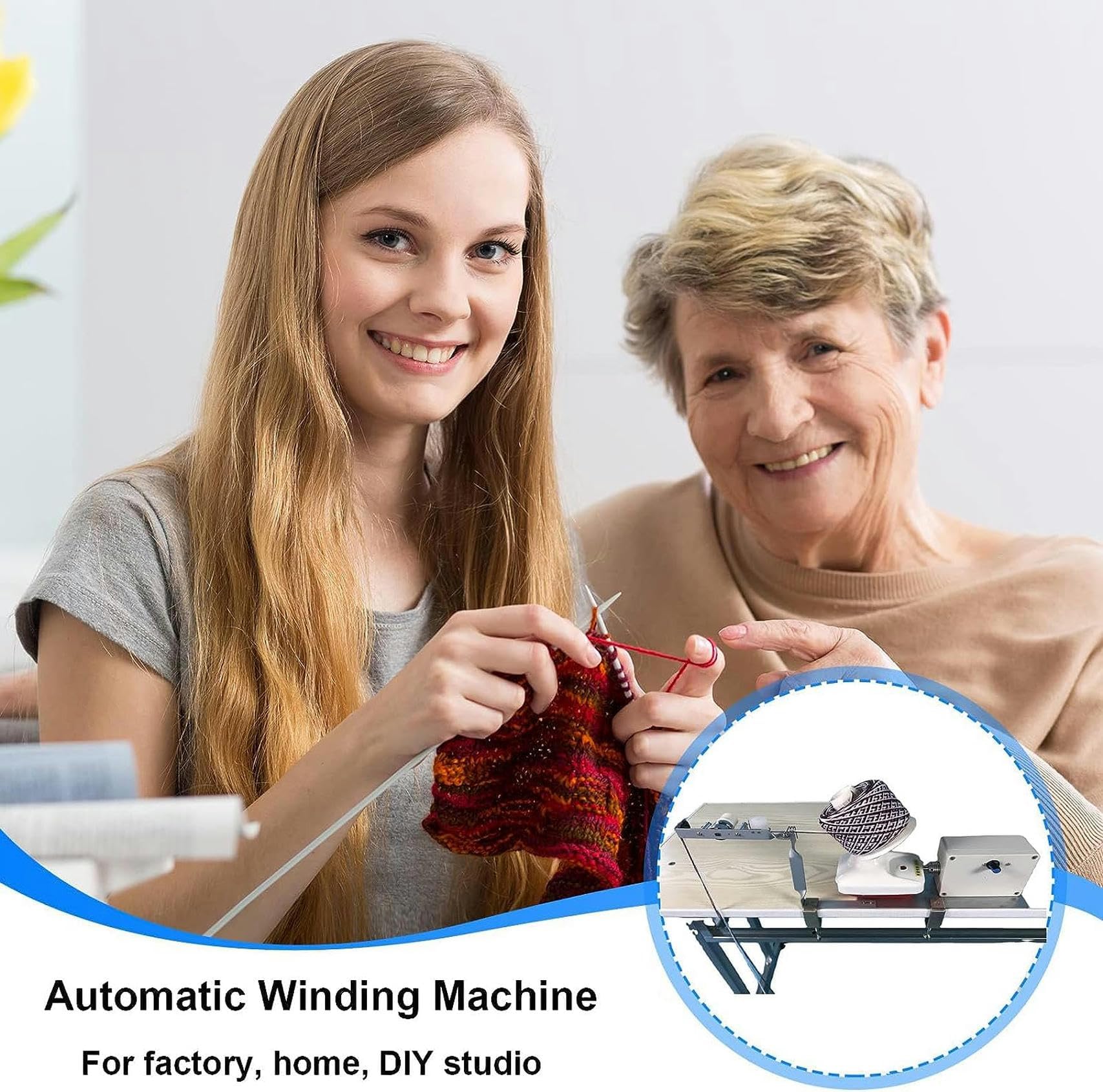 Yarn Rolling Machine Electric Yarn Ball Winder - Automatic Knitting ...