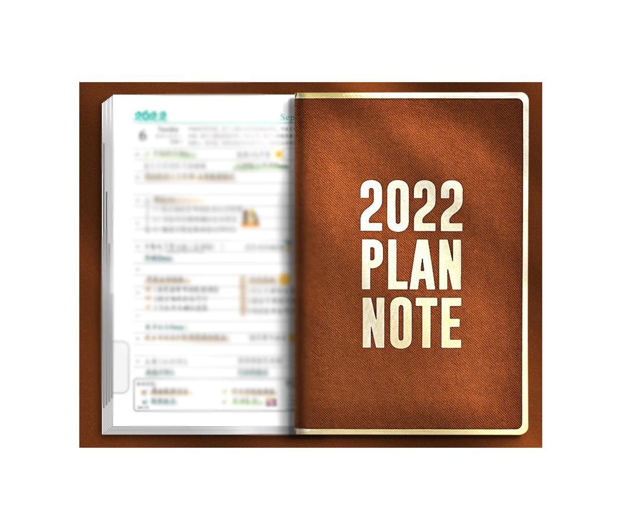 Agenda 2022 Agenda 2022 Organizer Diary A5 Notebook e Journal Blocco Note per Studenti per la Scuola Sketchbook Calendario Piano per Appunti giornalieriPianificatore di Vita