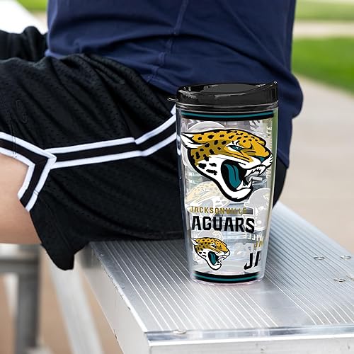 Miniatura 223 de Rico Industries NFL - Vaso de fútbol americano de doble pared, 16 onzas, tapa W