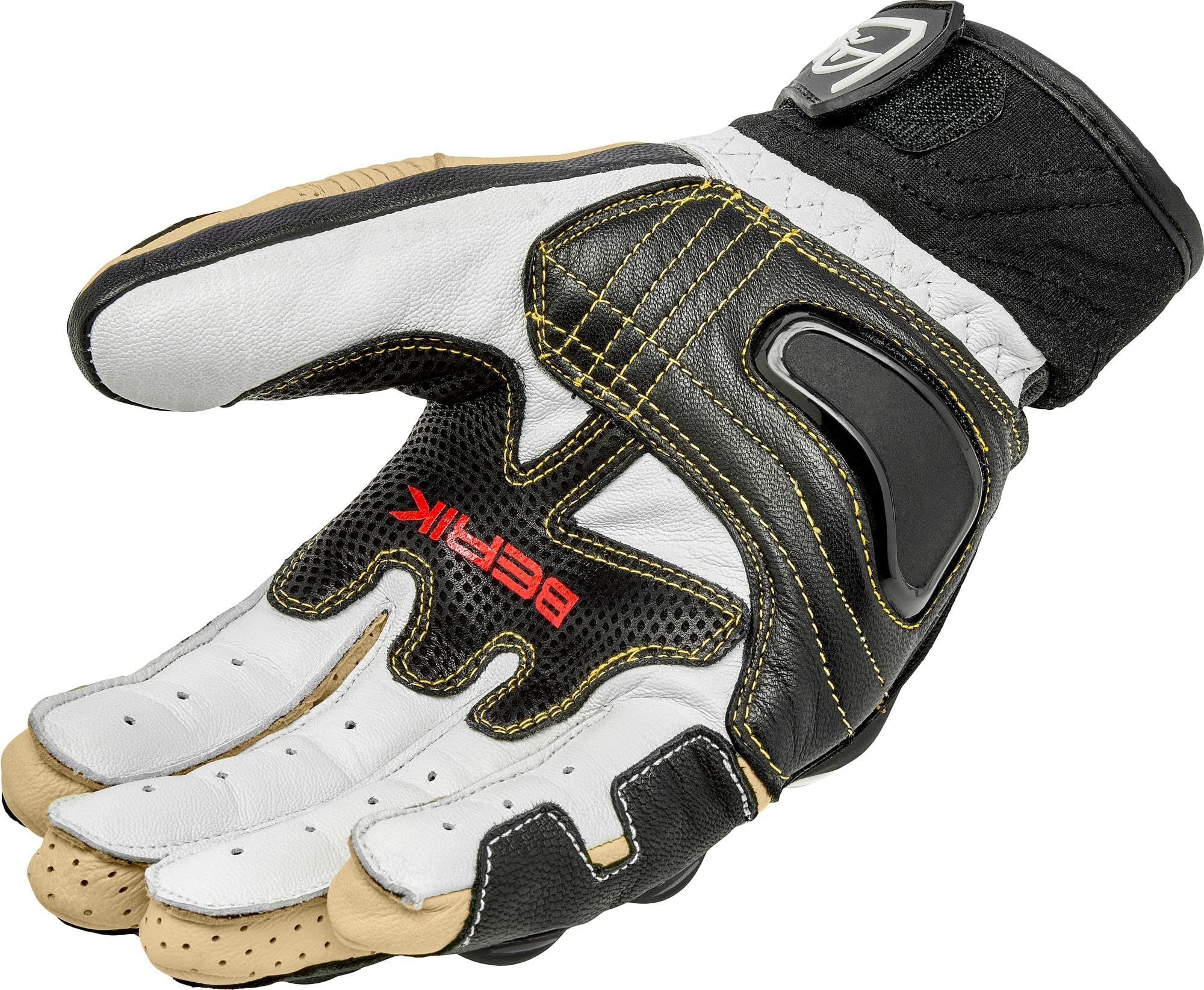 BERIK Ariax Adventure Guanti da motocicletta, nero, S
