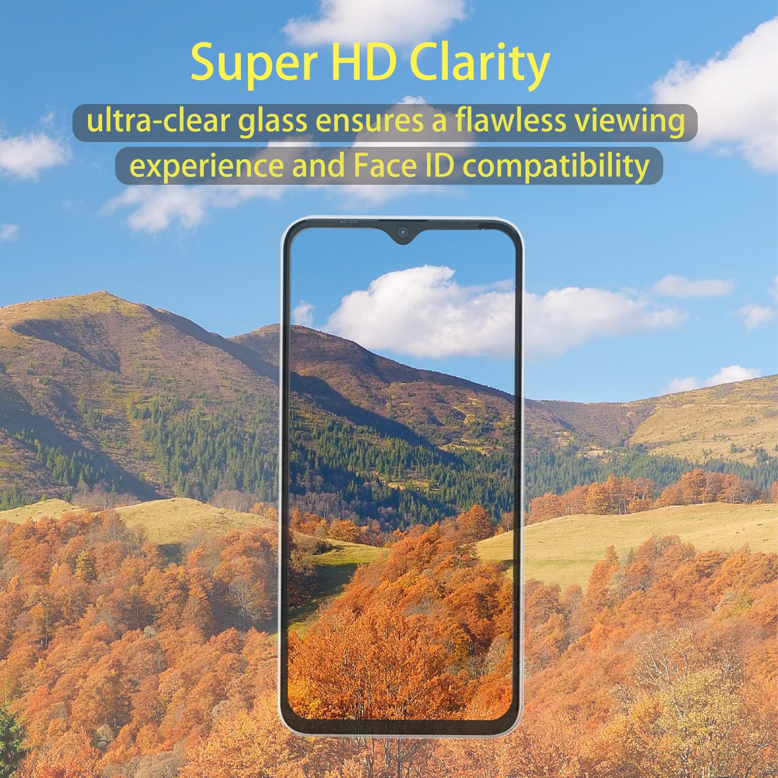 3 Pezzi Vetro Temperato Compatibile con Gigaset GS4, Ultra HD Schermo Pellicola Protettiva, Durezza 9H, Ultra Trasparente, Anti-Impronte, Senza Bolle