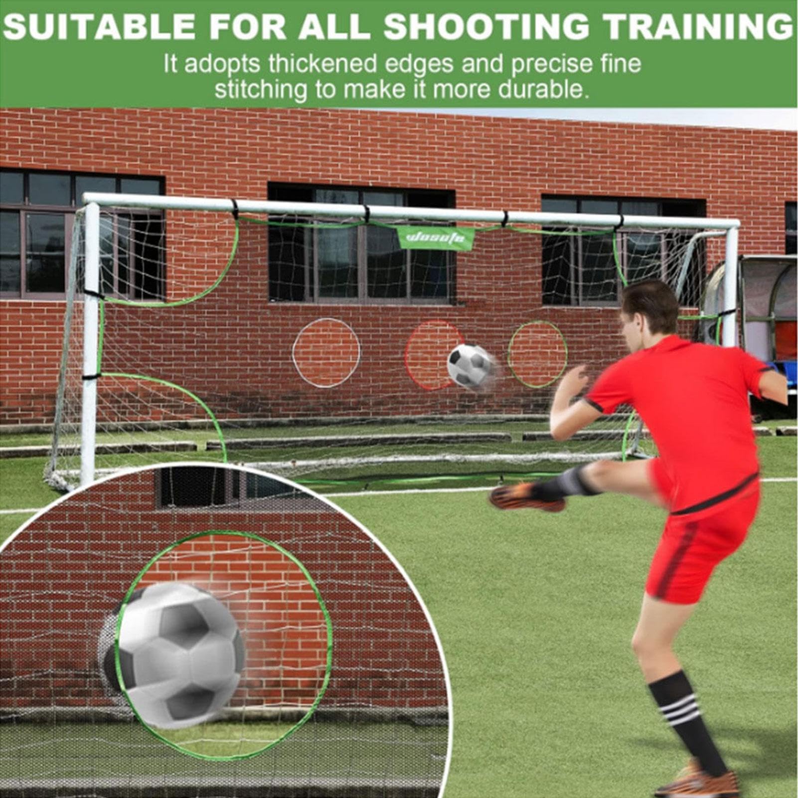 Fußballtor, Multisport-Zielnetz, Hilfsmittel Und Ausrüstung Für Übungen, Fußballschuss, Techniktraining, Für Kinder, Teenager Und Alle Altersgruppen