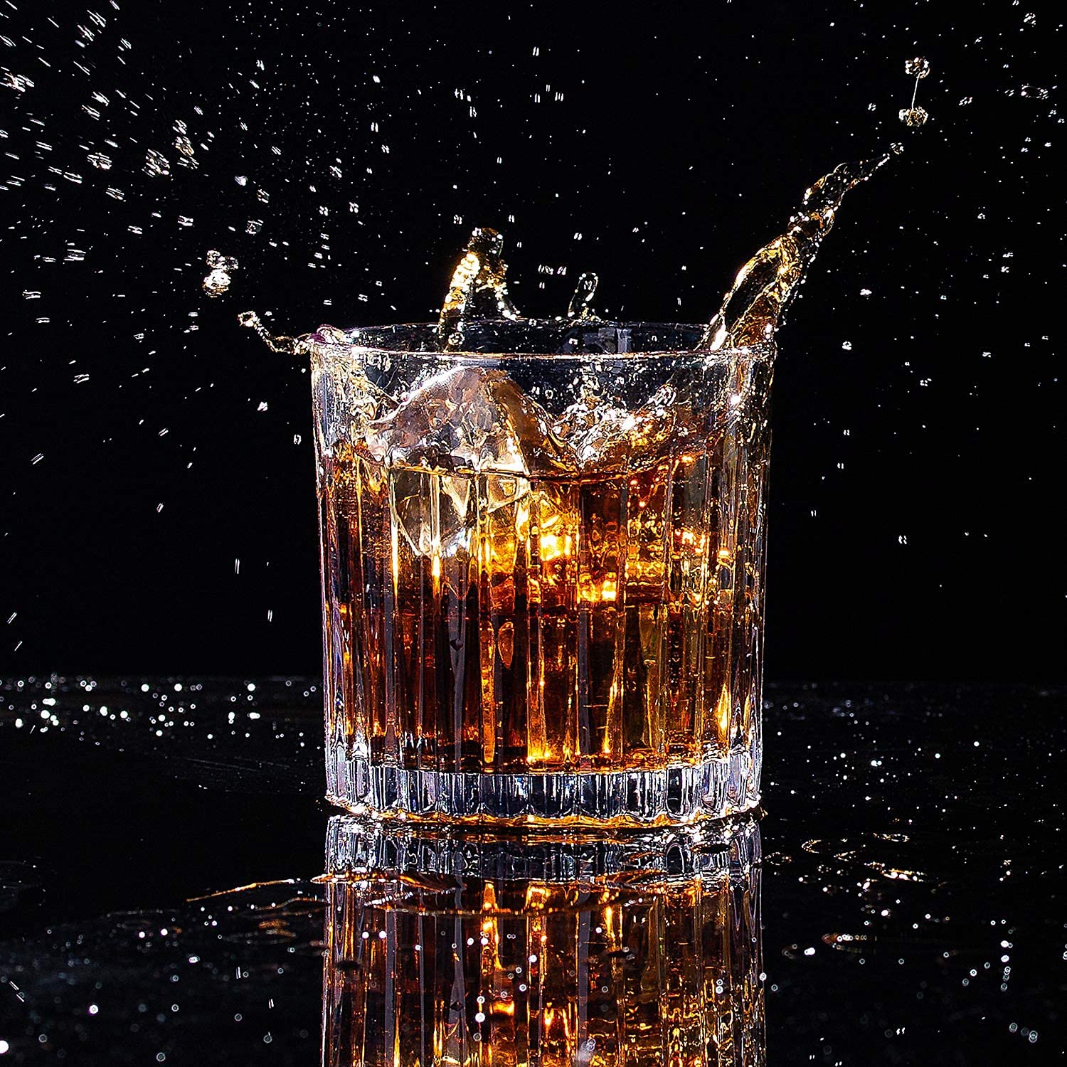 MZP Italin Premium Luxury Whiskey Glass - Set of 12 -300 ml - Crystal Clear Diamond Glass, Elegant Party Drinking Glassware, Dishwasher Safe, Restaurant Glass (Chutki =12)