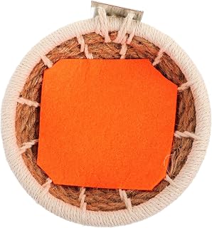 FONDOTIN bird nest braid accessories decorative bird cage decked accessories Bird Sleeping Bed woven bird house Seagrass for Birds Bird Cage Adornment Bird Rest Cushion Garden Birdhouse pet