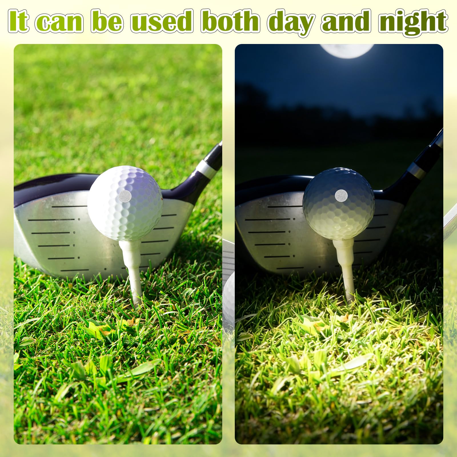 Adesivi riflettenti per palline da golf, accessori per simulatori, tracciamento lancio, analisi swing
