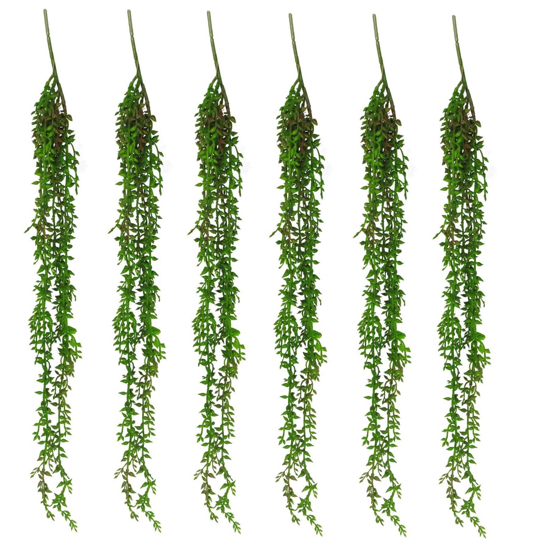 Leaf Design Artificial Hanging Plants Multipack