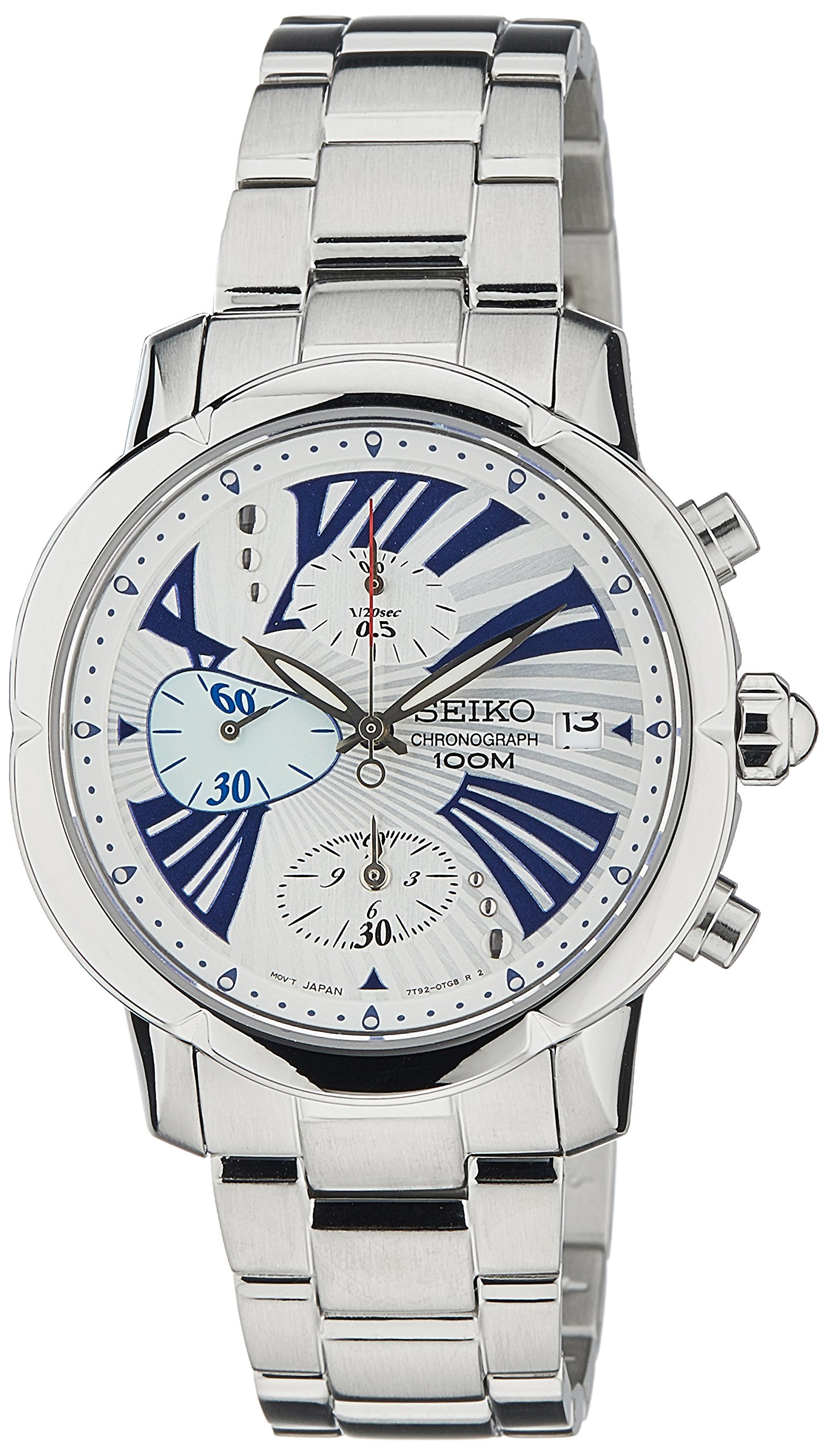 Seiko Stainless Steel Criteria Chronograph Multi-Color Dial Women Watch-Sndy03P1, Bandcolor-Silver (B00CWAWSYC) Amazon Price History, Amazon Price Tracker