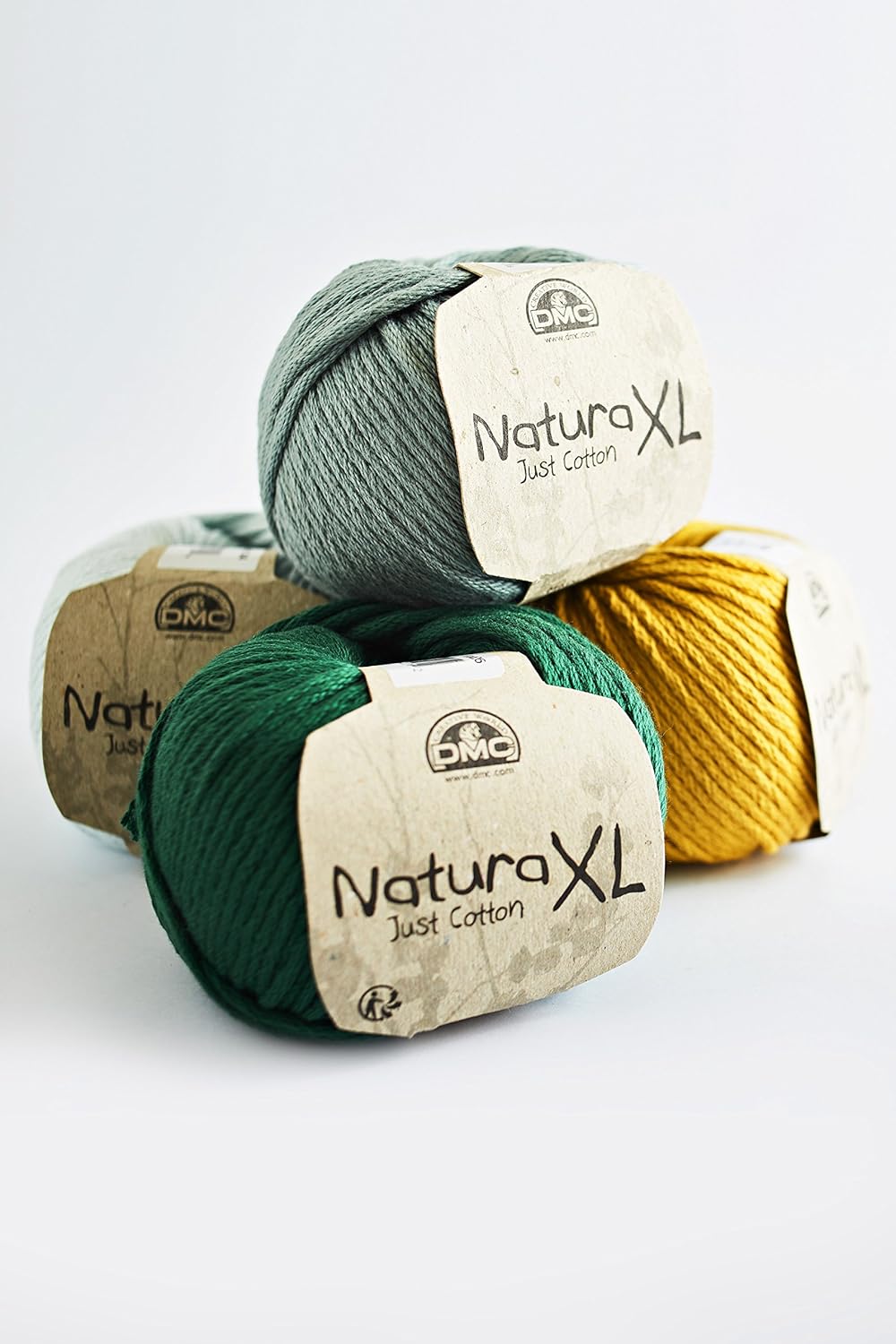 DMC Natura XL Yarn, 100% Cotton, Colour 03, 12x12x7 cm
