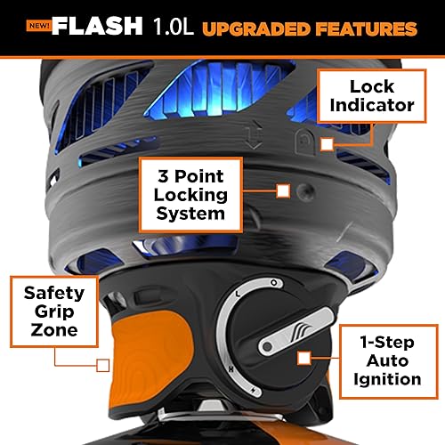 Miniatura 2 de Jetboil Flash - Estufa portátil de ebullición rápida de 1.0 L para acampar y mochileros con encendido automático de 1 paso, nuevo para 2025,