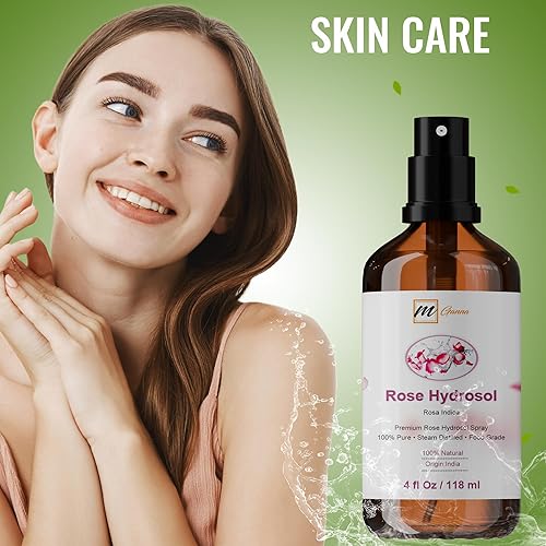 Miniatura 9 de mGanna Pure Rose Hydrosol 4 fl oz  4.0 fl oz esencia floral natural para la belleza