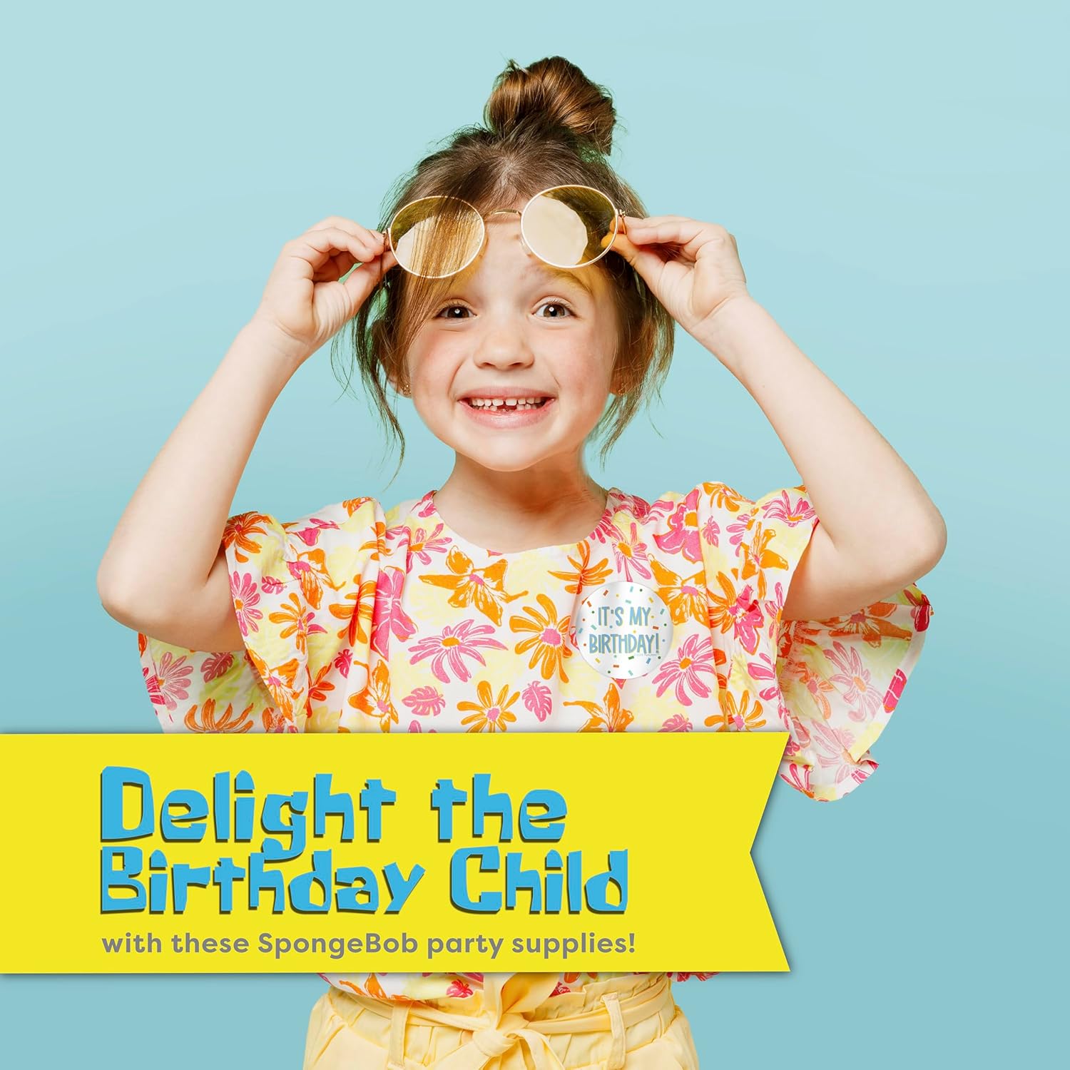 SpongeBob Plates and Napkins | SpongeBob Birthday Decorations for Party | Dinner and Dessert Plates and Napkins for 16 | Officially Licensed - Image 6