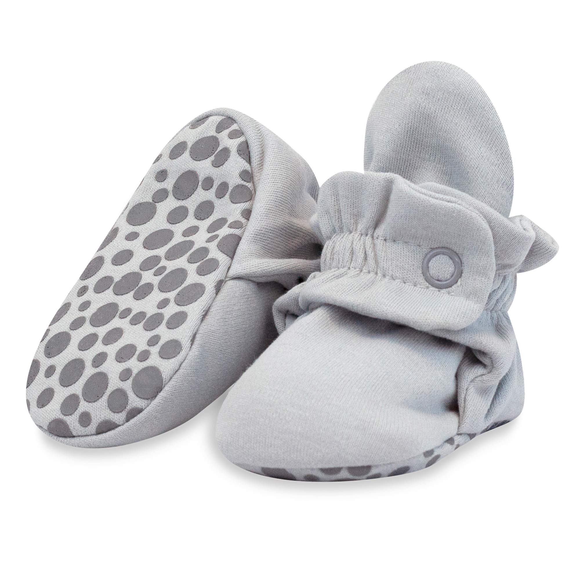 Zutano Organic Cotton Baby Booties With Gripper Soles Soft Sole