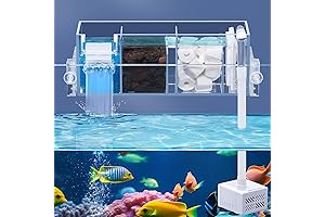 Hang On Back Aquarium Filter: Crystal-Clear Water Solution for Your 10-20 Gallon Fish Tanks